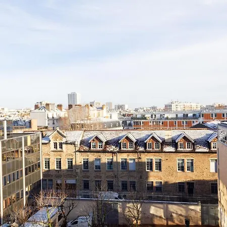 Charming Bright Appt Near Buttes Chaumont Parigi